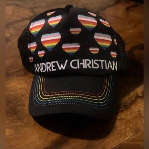NWT Andrew Christian Pride Progress Cap